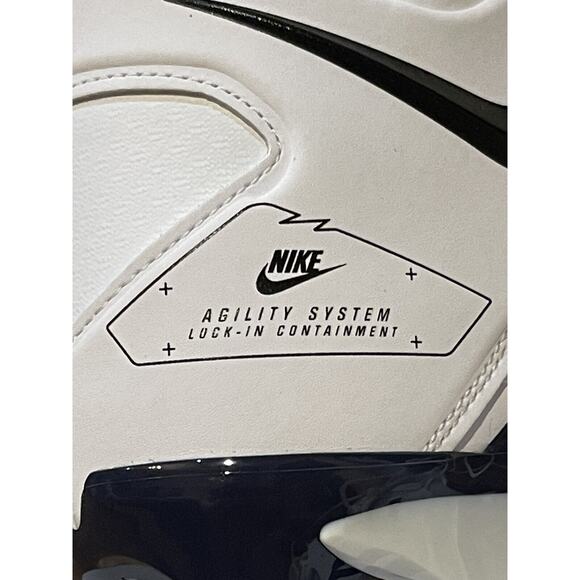 NWT Men's Nike Alpha Menace Pro 3 Football Cleats White Black CT6649-108 Size 12 - Picture 10 of 10